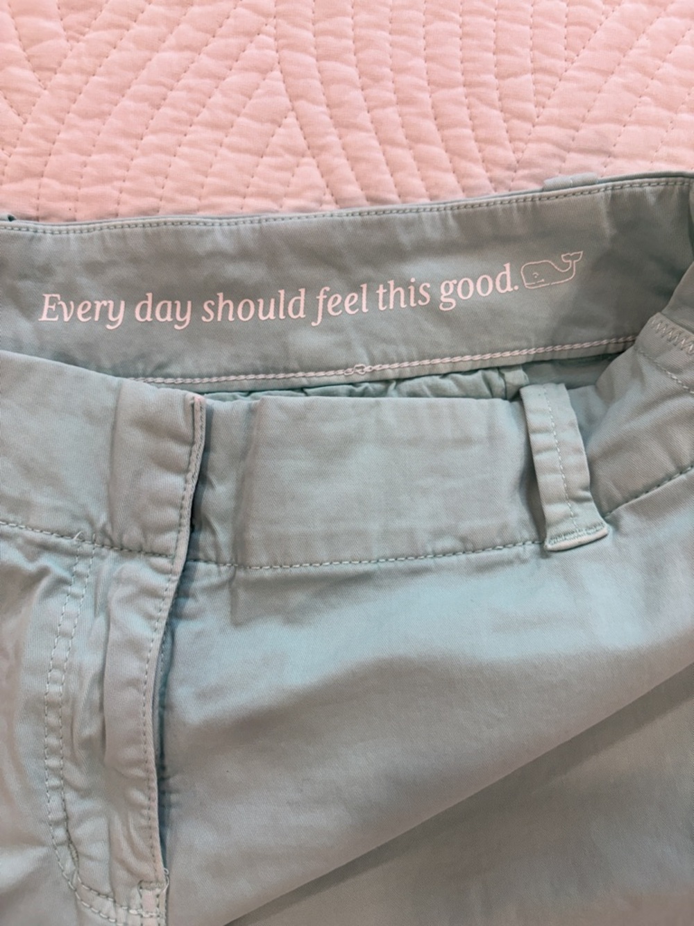 Vineyard Vines Women's Bermuda Shorts in Light Aqua - Picture 5 of 9